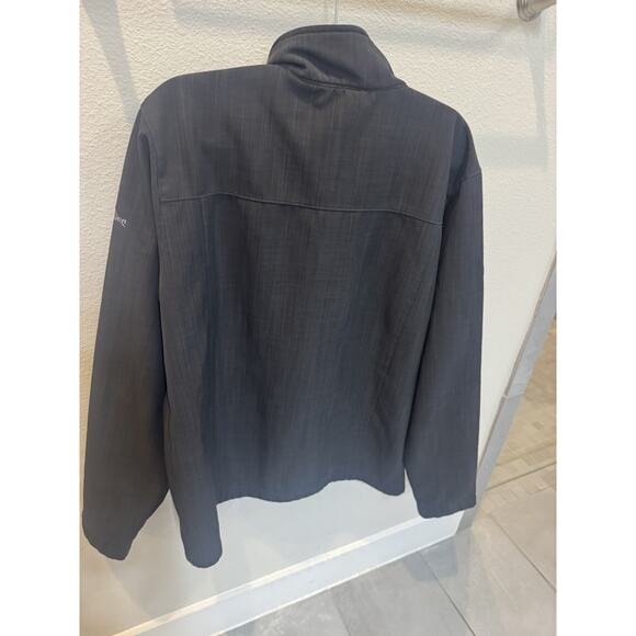 Eddie Bauer Men’s Black Full Zip Soft Shell Jacket. Outdoor hiking travel Large‎ - Picture 4 of 11